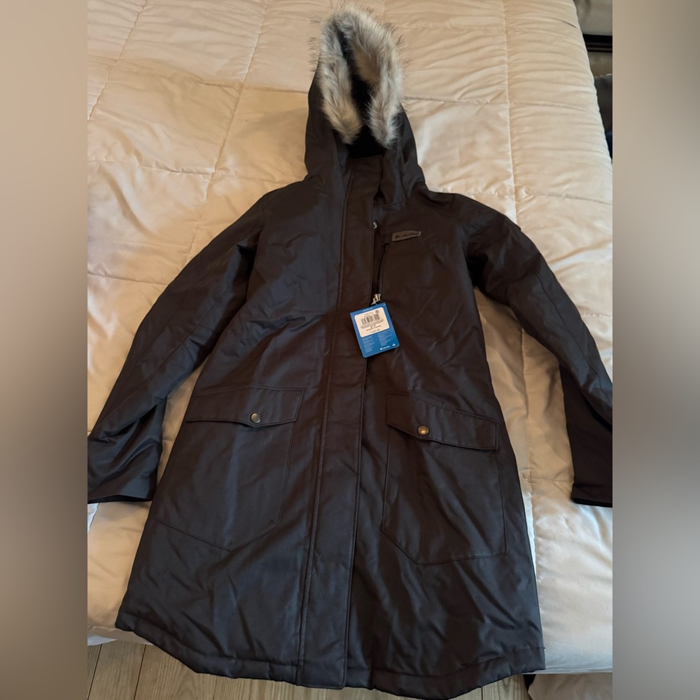 Columbia Dark Grey Hooded Jacket